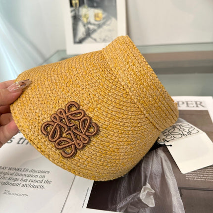 LOEWE 26S RAFFIA SUN VISOR HAT STYLE 200