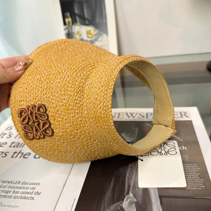 LOEWE 26S RAFFIA SUN VISOR HAT STYLE 200