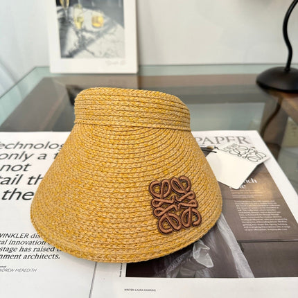 LOEWE 26S RAFFIA SUN VISOR HAT STYLE 200