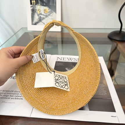 LOEWE 26S RAFFIA SUN VISOR HAT STYLE 200