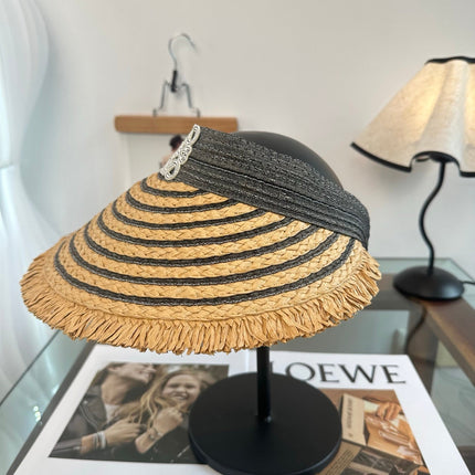 LOEWE 26S RAFFIA SUN VISOR  STYLE 262