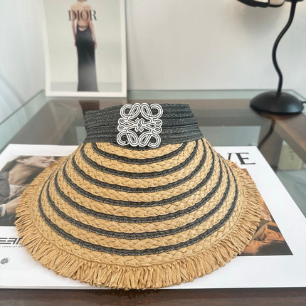 LOEWE 26S RAFFIA SUN VISOR  STYLE 262