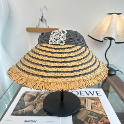 LOEWE 26S RAFFIA SUN VISOR  STYLE 262