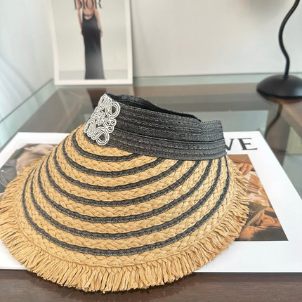 LOEWE 26S RAFFIA SUN VISOR  STYLE 262