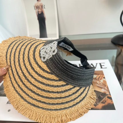 LOEWE 26S RAFFIA SUN VISOR  STYLE 262