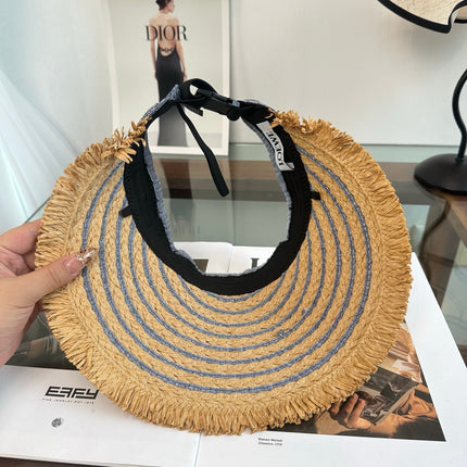 LOEWE 26S RAFFIA SUN VISOR  STYLE 261