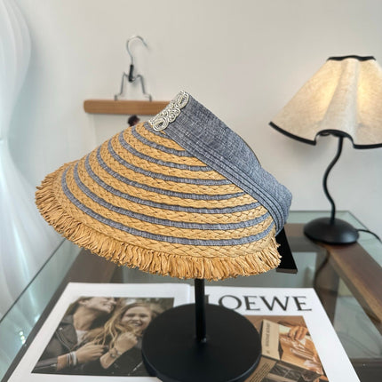 LOEWE 26S RAFFIA SUN VISOR  STYLE 261