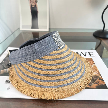 LOEWE 26S RAFFIA SUN VISOR  STYLE 261