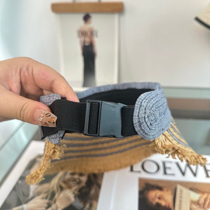 LOEWE 26S RAFFIA SUN VISOR  STYLE 261