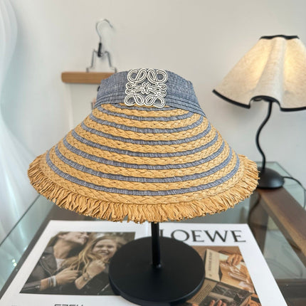 LOEWE 26S RAFFIA SUN VISOR  STYLE 261