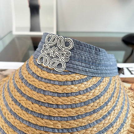 LOEWE 26S RAFFIA SUN VISOR  STYLE 261