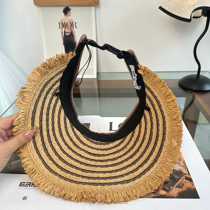 LOEWE 26S RAFFIA SUN VISOR  STYLE 260