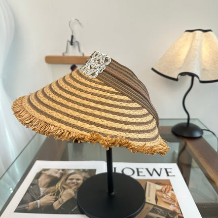 LOEWE 26S RAFFIA SUN VISOR  STYLE 260