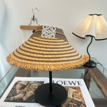 LOEWE 26S RAFFIA SUN VISOR  STYLE 260