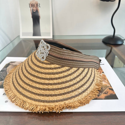LOEWE 26S RAFFIA SUN VISOR  STYLE 260