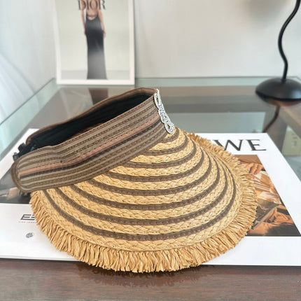 LOEWE 26S RAFFIA SUN VISOR  STYLE 260