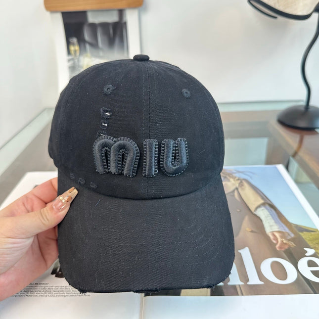 MIUMIU 26S BASEBALL CAP 346773