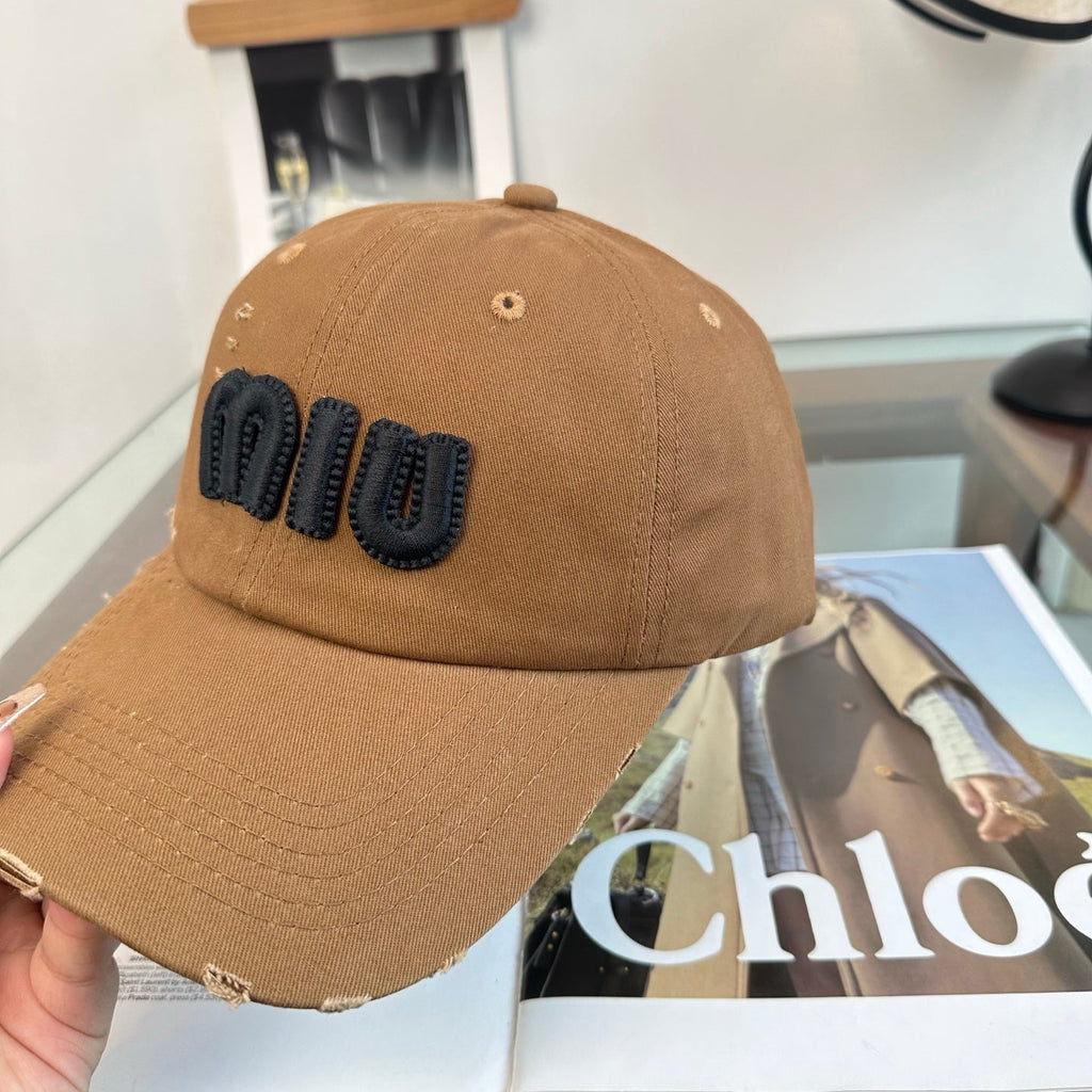 MIUMIU 26S BASEBALL CAP 346774