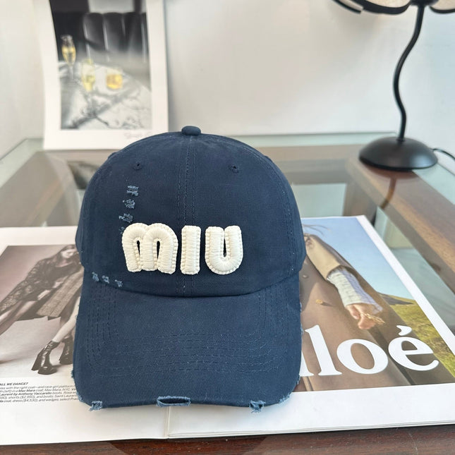 MIUMIU 26S BASEBALL CAP 346775