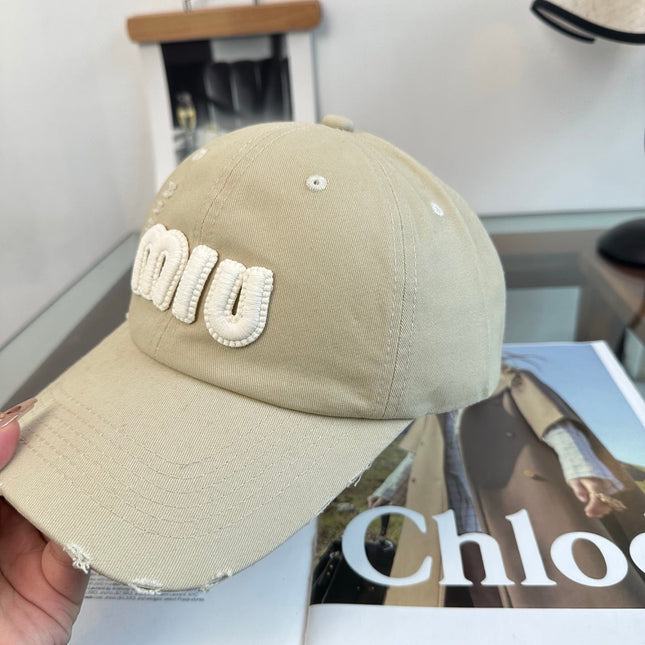MIUMIU 26S BASEBALL CAP 346776
