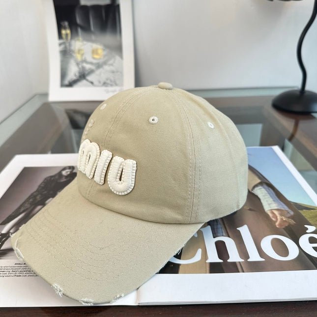 MIUMIU 26S BASEBALL CAP 346776