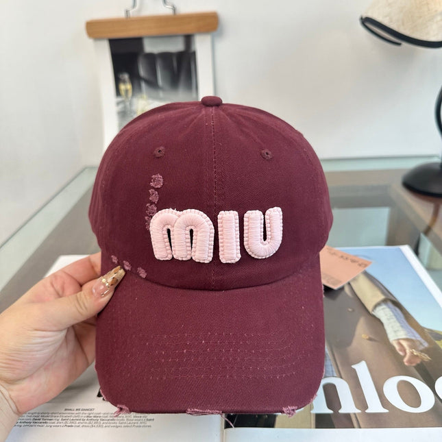 MIUMIU 26S BASEBALL CAP 346777