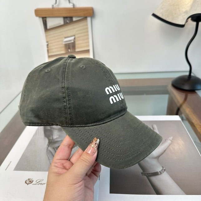 MIUMIU 26S BASEBALL CAP 346763