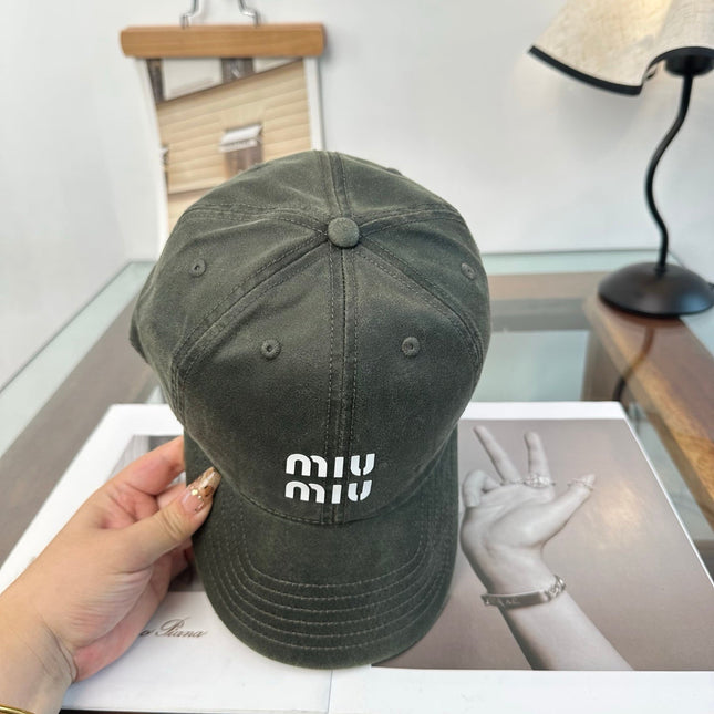 MIUMIU 26S BASEBALL CAP 346763