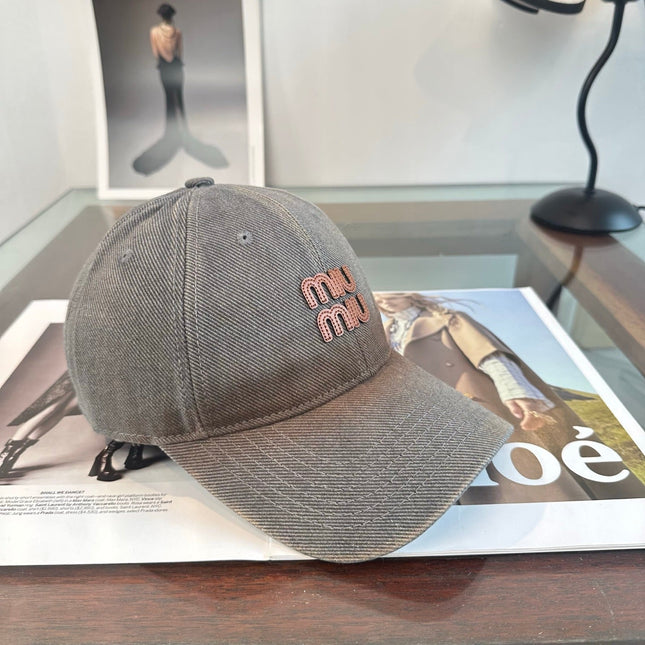 MIUMIU 26S BASEBALL CAP 346737