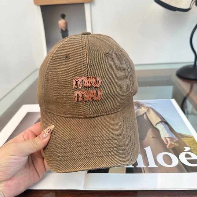 MIUMIU 26S BASEBALL CAP 346738