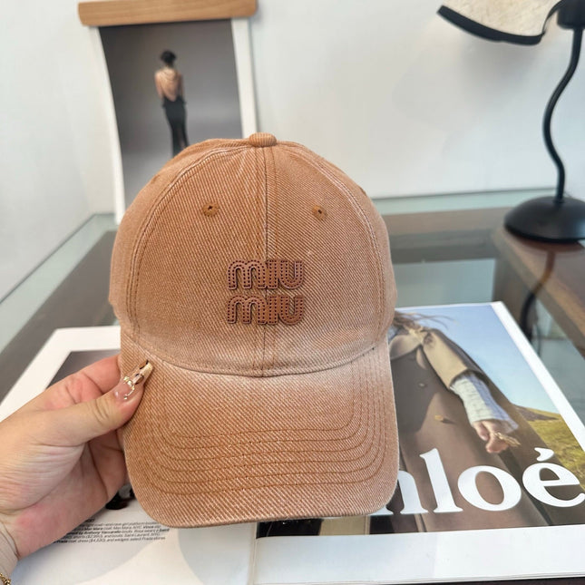 MIUMIU 26S BASEBALL CAP 346739