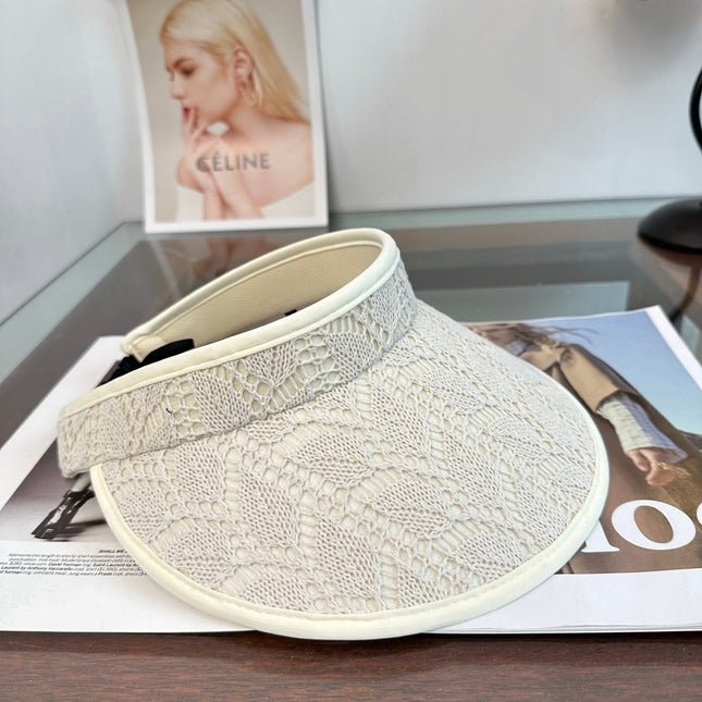 MIUMIU 26S LACE VISOR HAT 343477