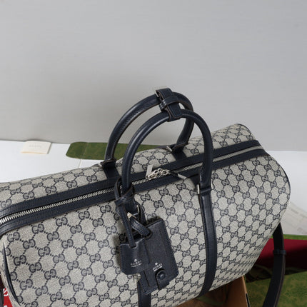 GUCCI 26S DUFFLE BAG 45 IN TAUPE CANVAS