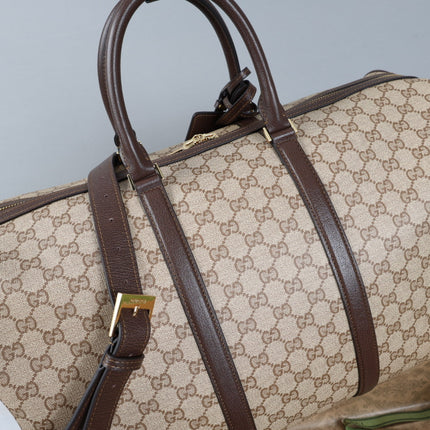 GUCCI 26S DUFFLE BAG 45 IN BEIGE CANVAS
