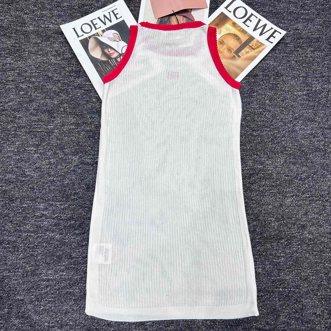MIUMIU SLEEVELESS KNIT DRESS STYLE 633