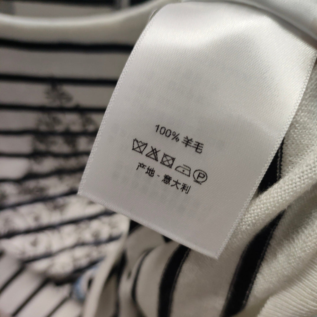 DIOR 25S LONG-SLEEVED KNIT TOP STYLE 334