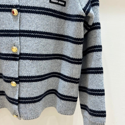 MIUMIU 26S CREWNECK KNIT CARDIGAN 1314