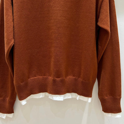 MIUMIU 26S V-NECK KNIT SWEATER 1360