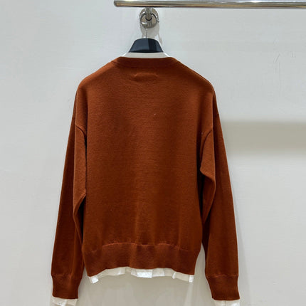 MIUMIU 26S V-NECK KNIT SWEATER 1360