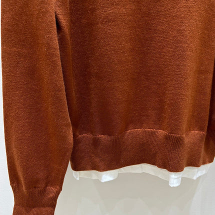 MIUMIU 26S V-NECK KNIT SWEATER 1360