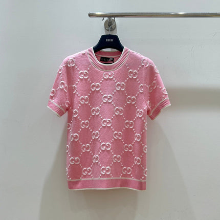 GUCCI 26S SHORT-SLEEVE KNIT SWEATER 510