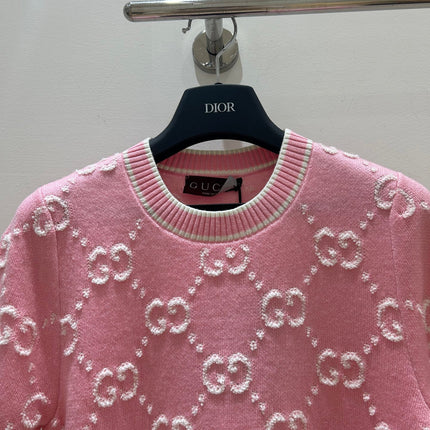 GUCCI 26S SHORT-SLEEVE KNIT SWEATER 510