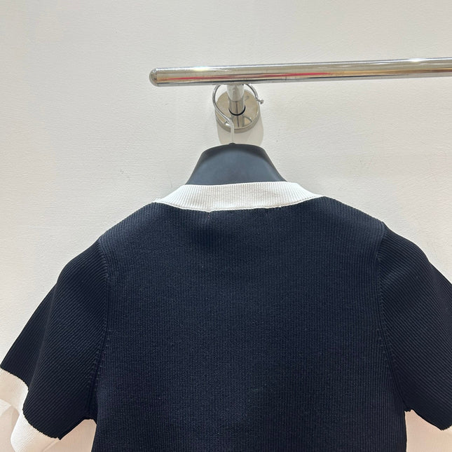 GUCCI 26S SHORT-SLEEVE KNIT CREWNECK TOP 490
