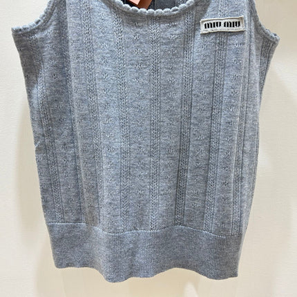 MIUMIU 26S KNIT TANK TOP 1332