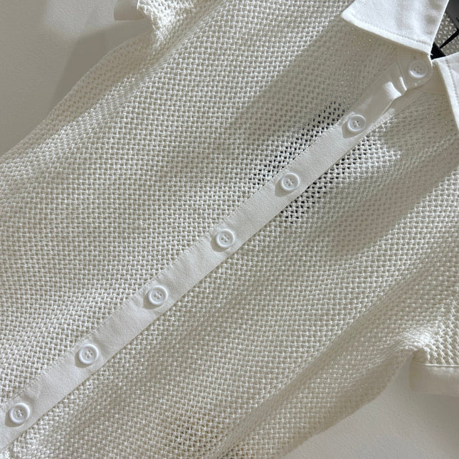 FENDI 26S SHORT SLEEVE KNIT SHIRT 061