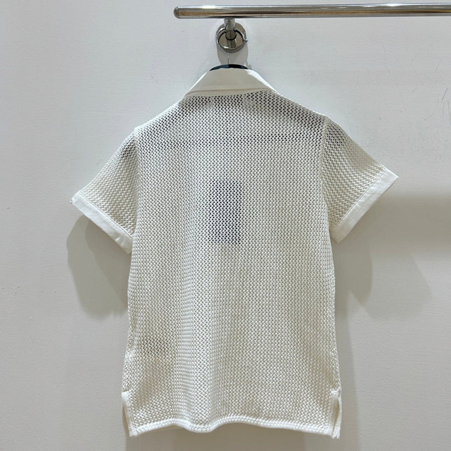 FENDI 26S SHORT SLEEVE KNIT SHIRT 061