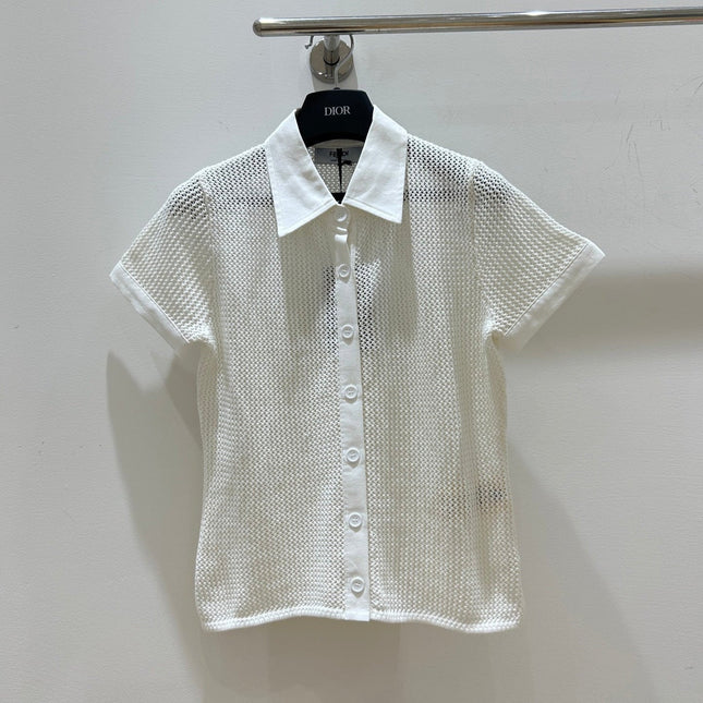 FENDI 26S SHORT SLEEVE KNIT SHIRT 061