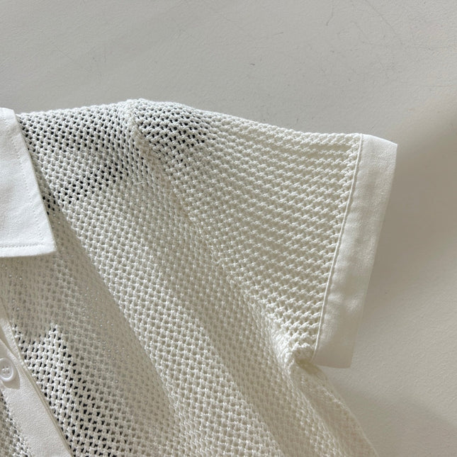 FENDI 26S SHORT SLEEVE KNIT SHIRT 061