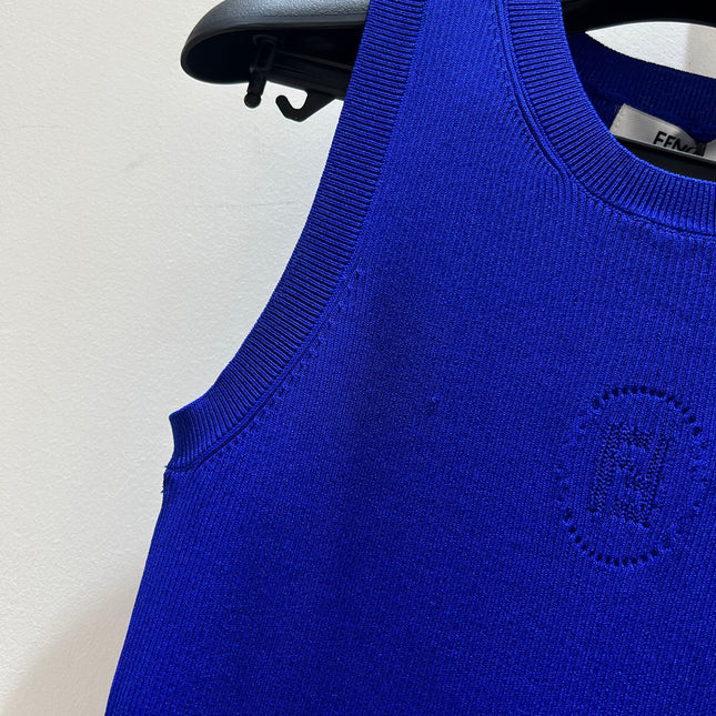 FENDI 26S SLEEVELESS KNIT TOP 405