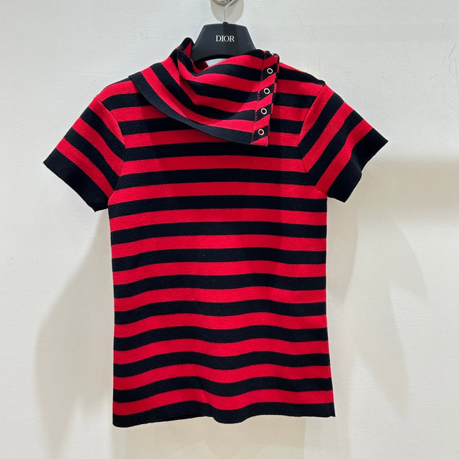 CELINE 26S SHORT SLEEVE KNIT TOP 302